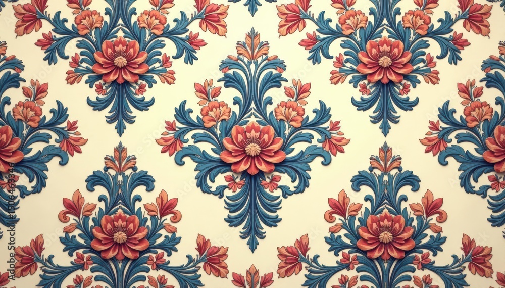 Intricate floral damask pattern, elegant swirls & leaves , pattern, elegant pattern, graphics Intricate floral damask pattern, elegant swirls & leaves , pattern, elegant pattern, graphics
