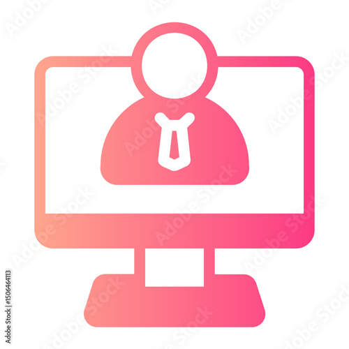 log in gradient icon