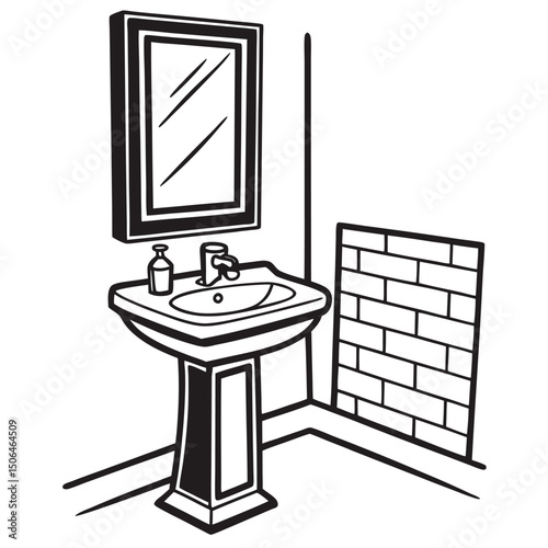 modern bathroom sink