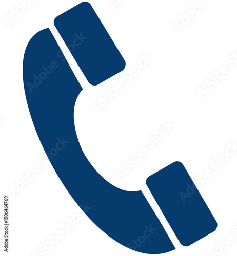 blue call button icon