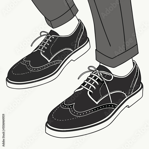 sneakers vector illustration