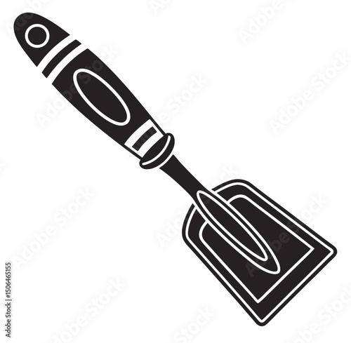  spatula isolated on white