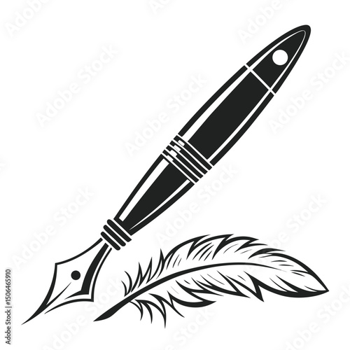 fountain pen vector