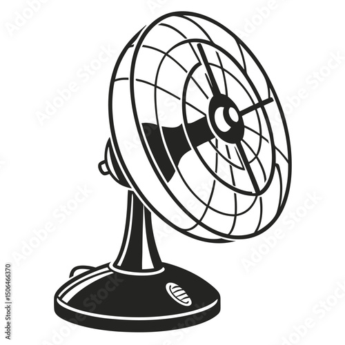 old fashioned fan