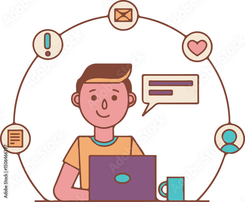 people working