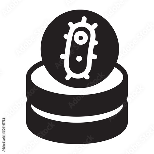 malware glyph icon
