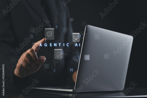Futuristic scene shows hands accessing ai interface used in daily routines, reflecting the evolution of smart technology and human like intelligence in modern digital environments