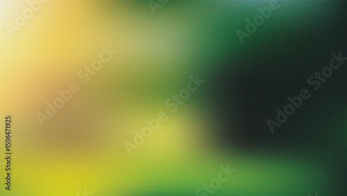 Abstract gradient background in earthy tones a blend of yellow green and dark green hues