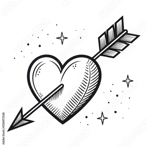 heart and arrow