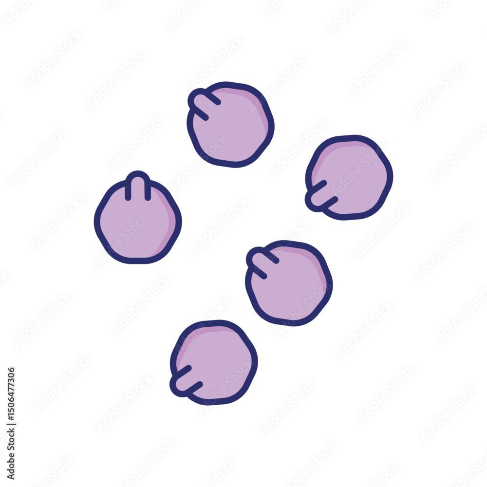 Peppers Vector icon Peppers Vector icon