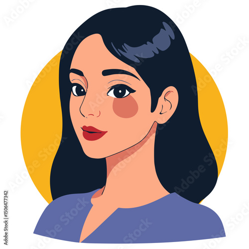 User avatar illustration showcasing modern identity, digital lifestyle