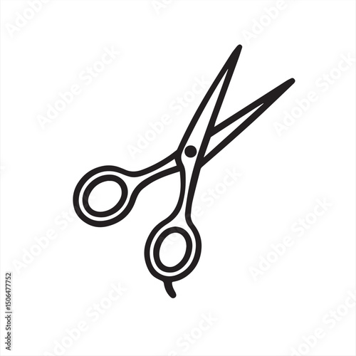 scissors isolated on white