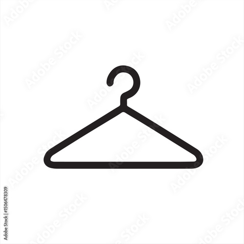 hanger on white background