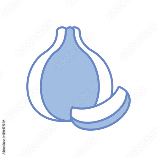 Garlic  Vector icon