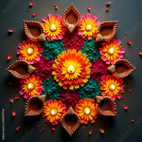 abstract floral background