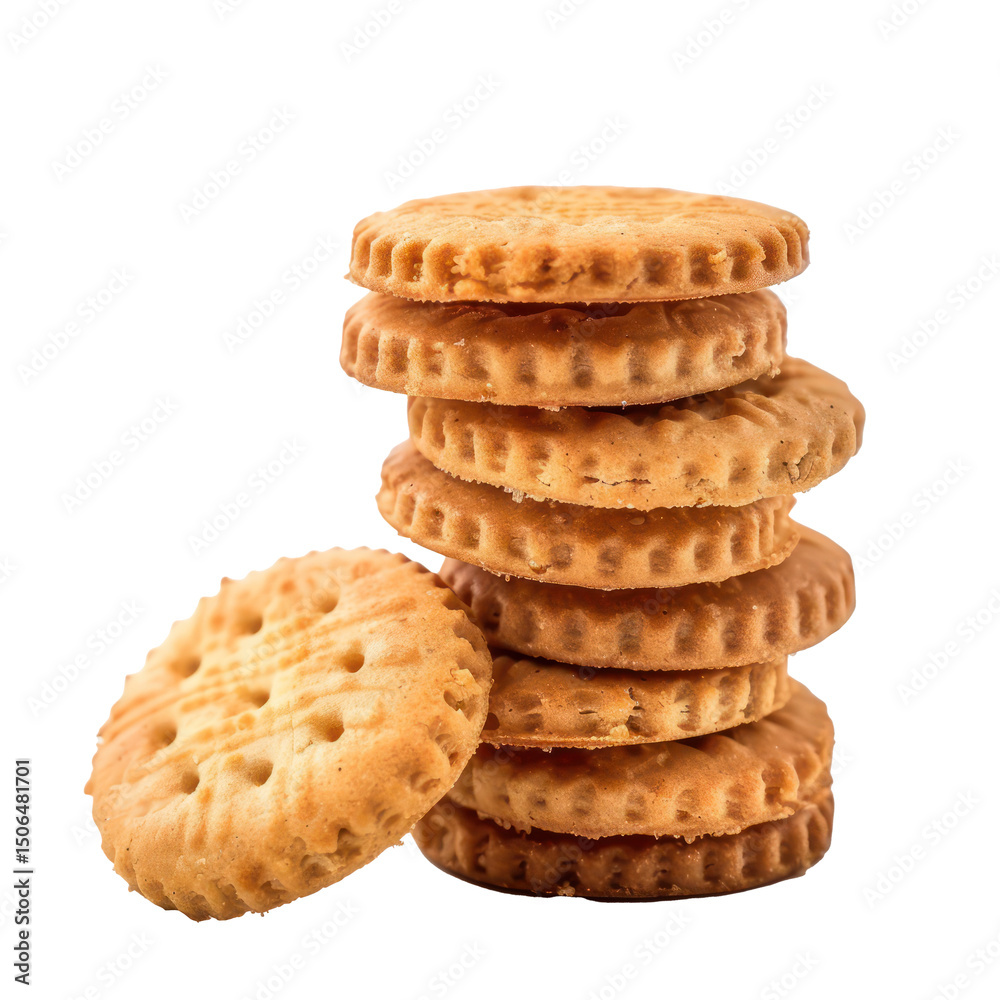 Biscuits Kruidnoten top view full length isolate on transparent background Biscuits Kruidnoten top view full length isolate on transparent background