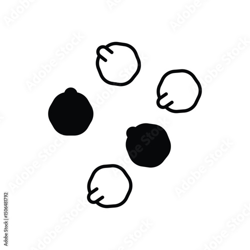Peppers  Vector icon