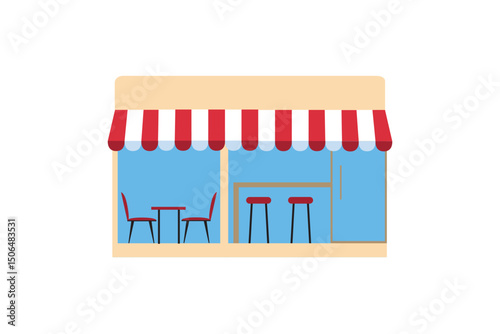 illustration vector graphic of store icon