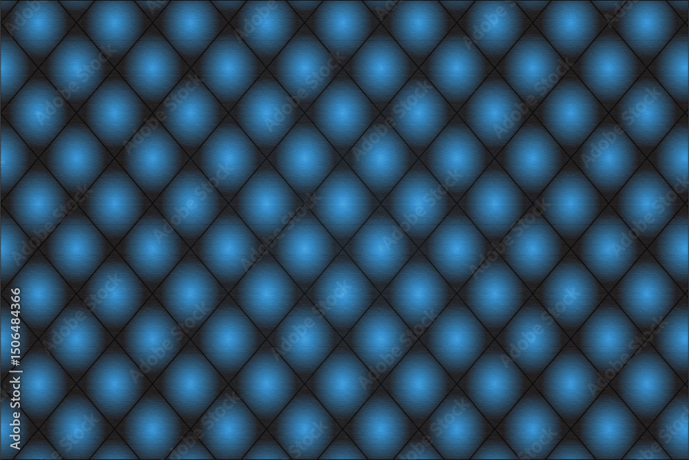 Fototapeta premium Abstract Blue Diamond Pattern with Dark Background and Subtle Texture