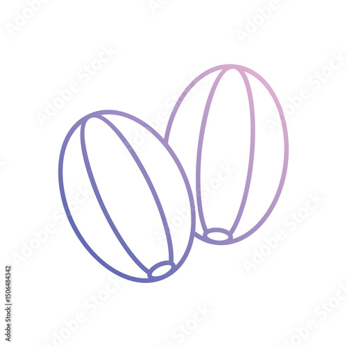 Nutmeg  Vector icon