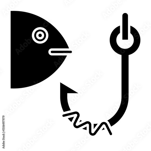fishing solid icon