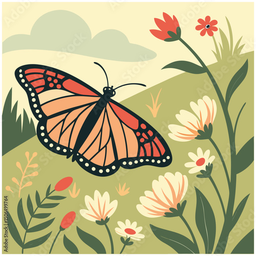 In the Heart of the Meadow Where the Butterflies Begin Their Dance