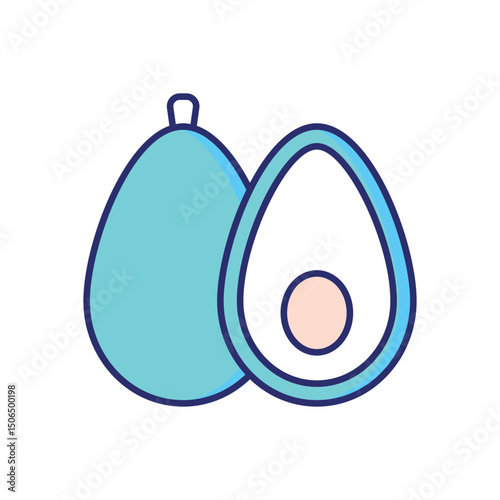 Avocado Vector icon
