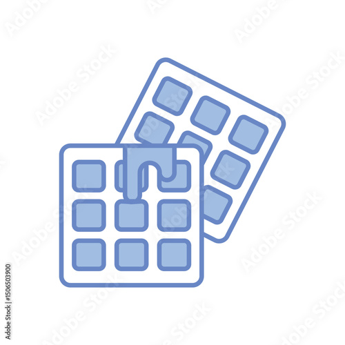 Waffles  Vector icon