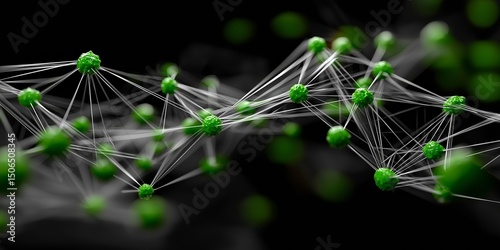 Network digital technology background, ai data 01 computer code binary, connection of internet of things, 3d illustration background, future of deep learning, grid area ofserver online