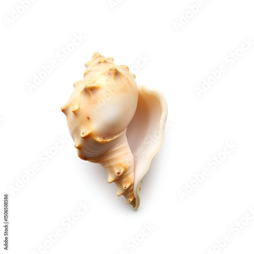 Sea shells (Cephalaspidea)bulla ampulla shell isolated on a white background