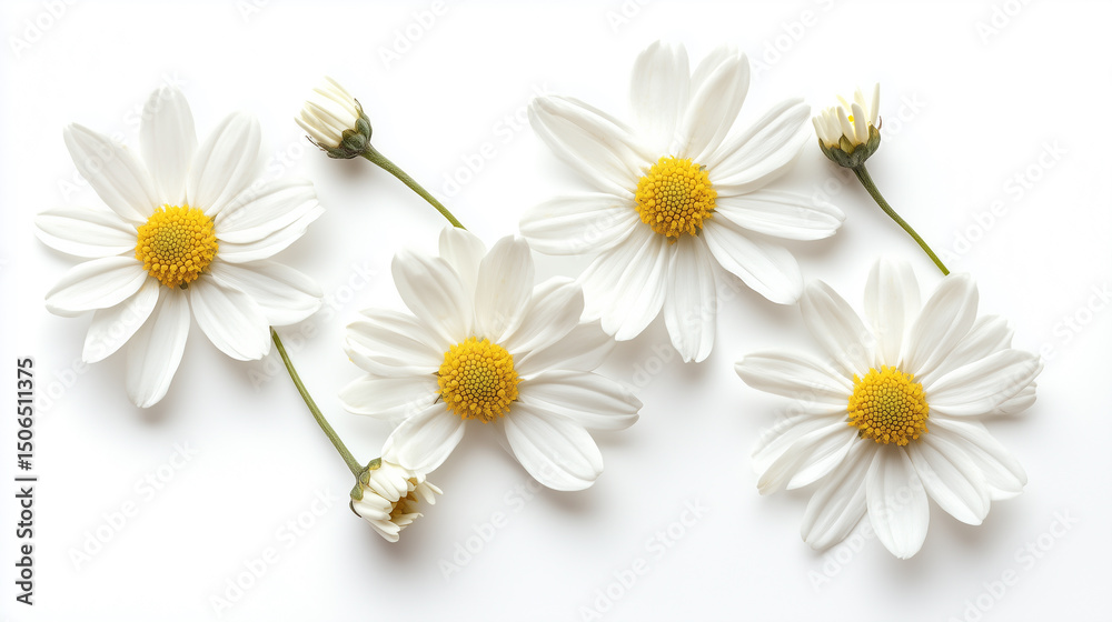 Fototapeta premium white daisy flowers