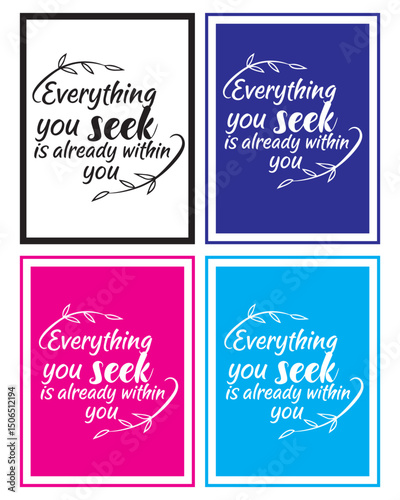 Motivational Quotes Vector