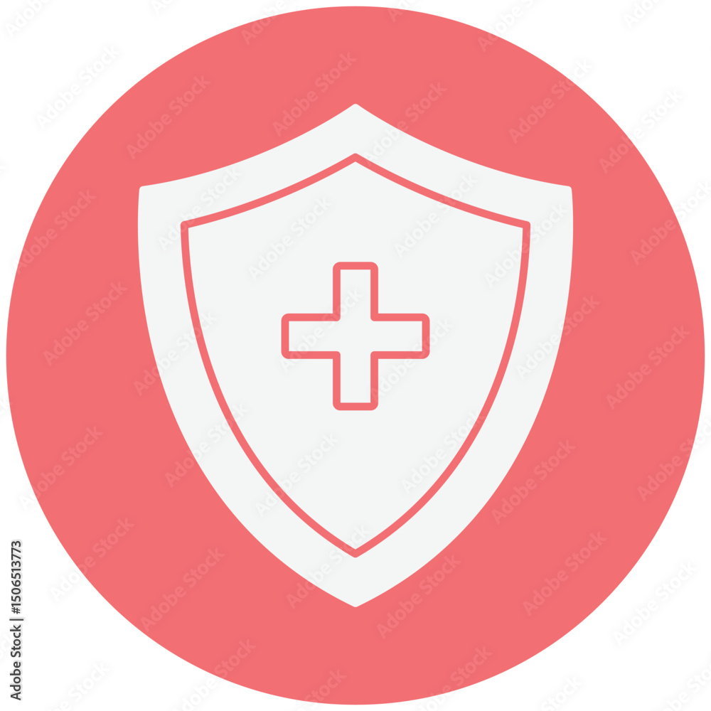 Fototapeta premium Health insurance :Vector Icon which can easily modify or edit