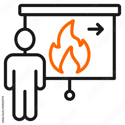Evacuation Drill Icon