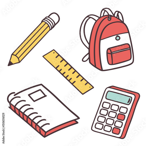School Supplies Icon Pack