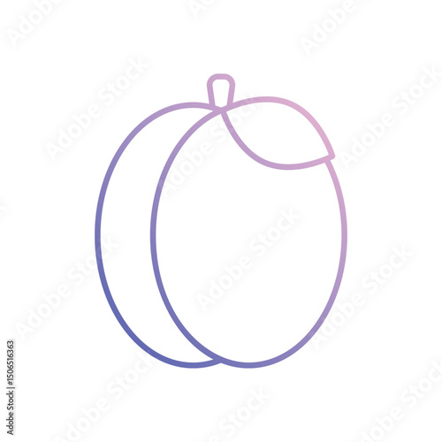 Plum Vector icon