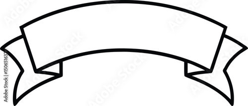 vector illustration of a ribbon