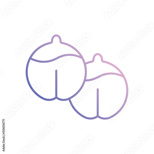 Chickpeas  Vector icon