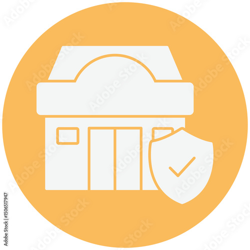 Store insurance :Vector Icon which can easily modify or edit