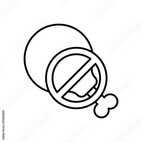 Chicken  Vector icon