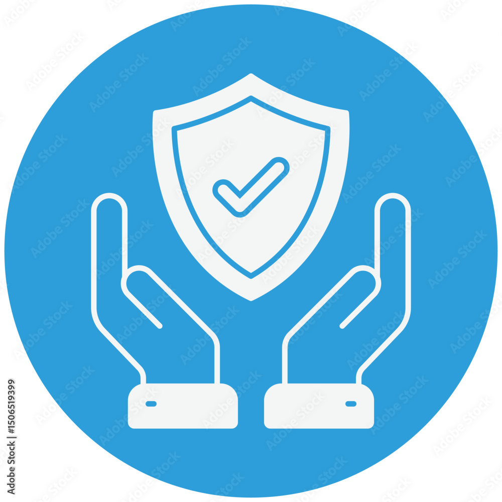 Obraz premium Family coverage :Vector Icon which can easily modify or edit