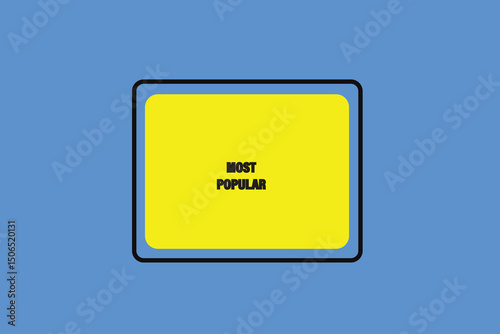 Print button ,web template, most popular, banner label


