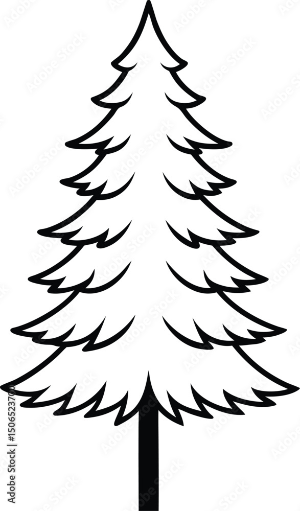 Obraz premium pine tree.eps