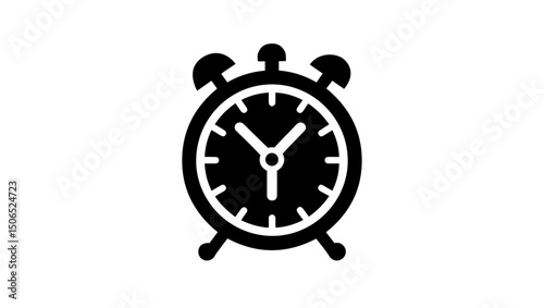 CLOCK ICON LOGO VECTOR, CLOCK, TABLE CLOCK, CLOCK STINGS, LOGO, VECTOR, clock, alarm, time, isolated, bell, hour, white, alarm clock, watch, timer, retro, object, black, classic, number, second