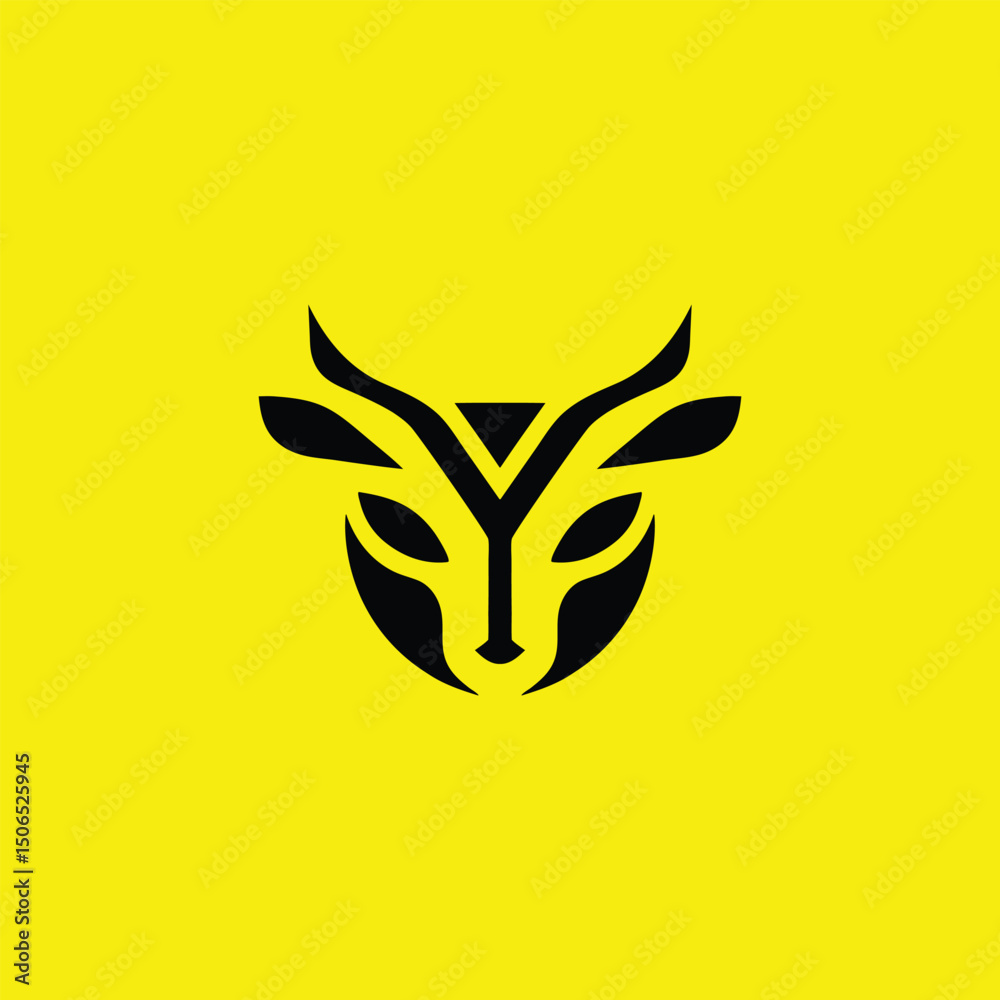 Fototapeta premium Animal Face Logo Icon Design Vector File