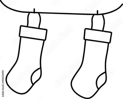 stockings hanging on mantle (3).eps