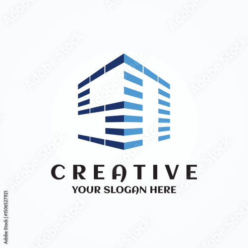 Hexagon sn house monogram logo for real estate emblem, property, construction business identity. box shaped home. Letter s n typography luxury design vector brand template
