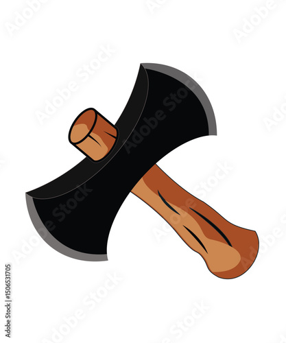 Wood and Axe Vector Art, Icons, and Graphics for Free Download