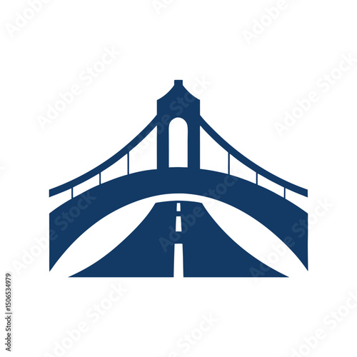 Bridge Crossing Road Logo Design