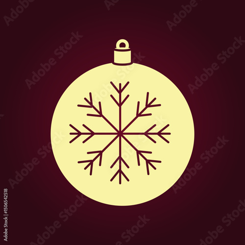 Christmas ball trendy artwork ravishing abstract vector illustration colorful applicable design